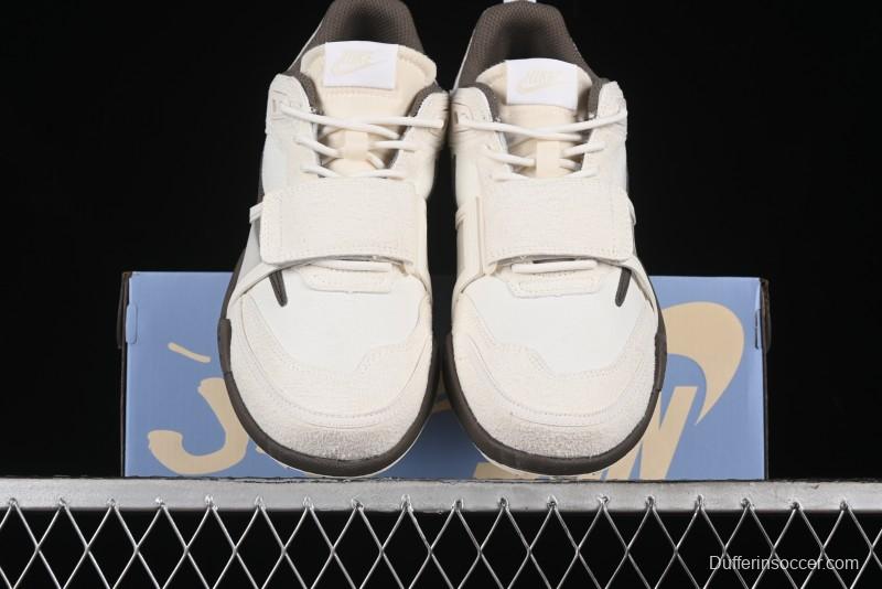 Nike Travis Scott x Shark-A-Don "Sail" Lifestyle Low-Top Sneakers - HQ3061-101