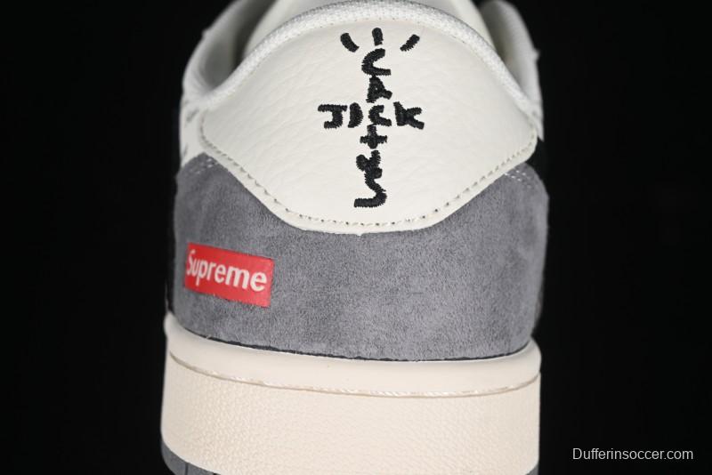 Nike Travis Scott x Fragment Design x Air Jordan 1 Low OG SP AJ1 Supreme Collaboration - XY2688-120