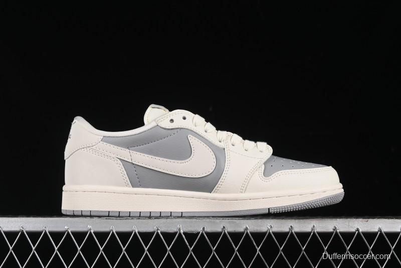 Nike Travis Scott x Fragment Design x Air Jordan 1 Low OG SP Casual Sneakers - BB6588-31