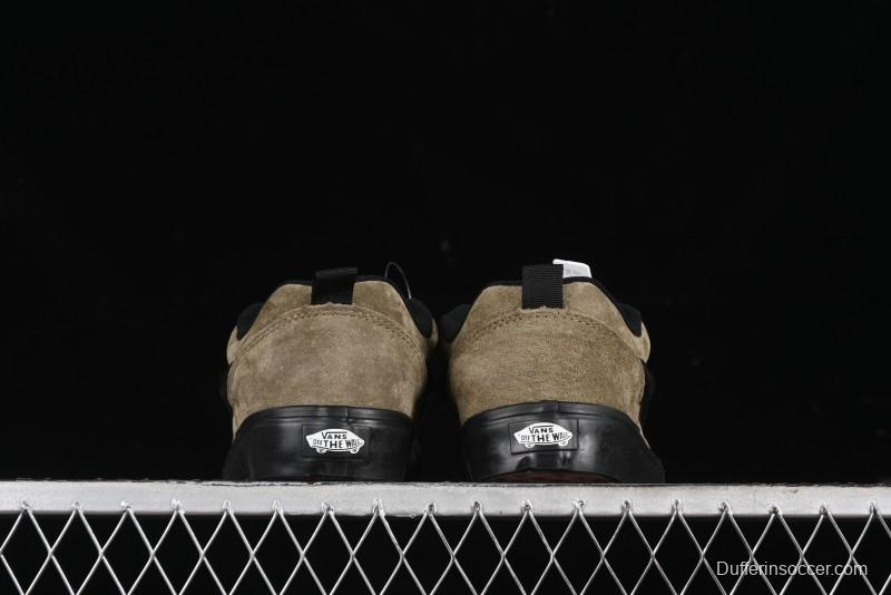 Vans Knu Skool DR Black Green New Series Chunky Sneakers - VN000CZU0BP