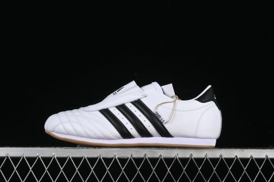 Adidas Originals Taekwondo Low-Top Training Shoes with Full-Grain Leather Wrap Comfortable Anti-Slip Durable - JQ4774