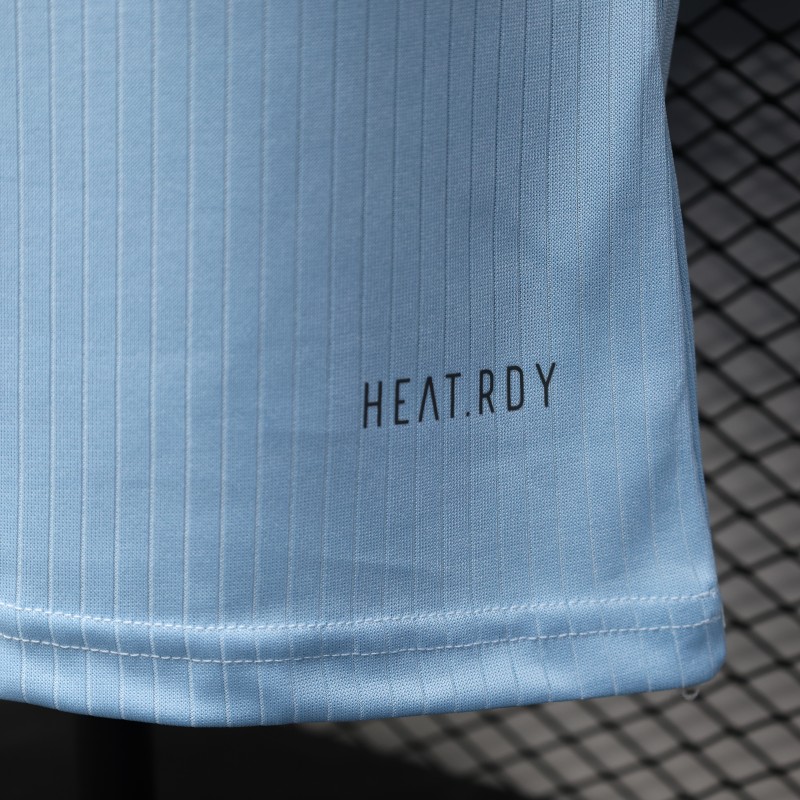 Player Version 2025 Germany 125Th Anniversary Light Blue with Adidas Retro Design Jersey