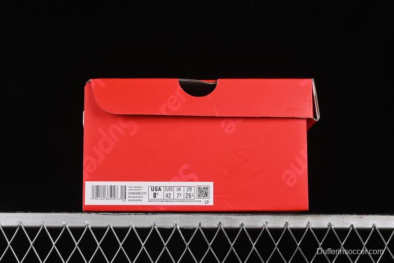 Nike Travis Scott x Fragment Design x Air Jordan 1 Low OG SP AJ1 Supreme Collaboration - CH6336-011