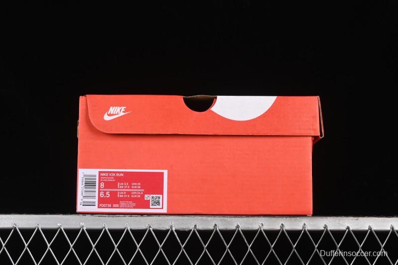 Nike V2K Runtekk 3XL Retro Low-Top Running Shoes with Shock Absorption and Anti-Slip Design - FD0736-005