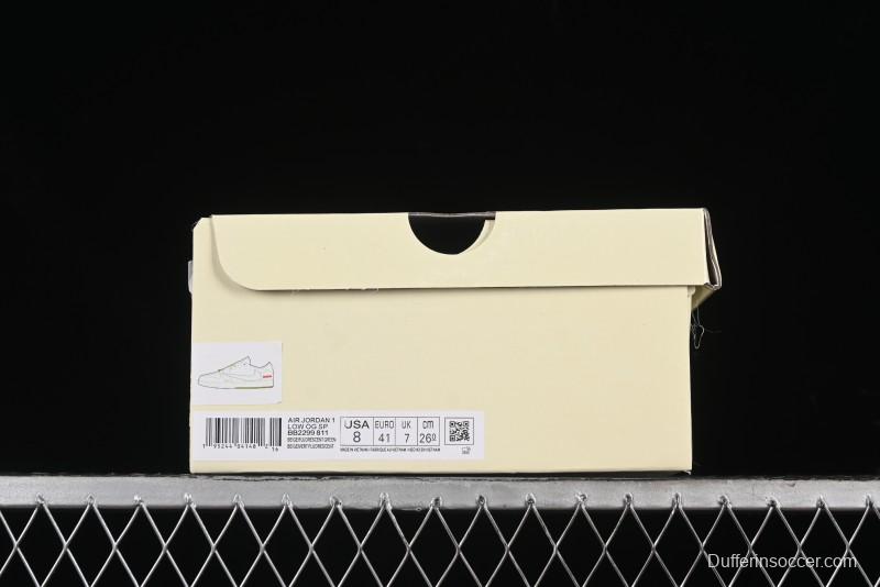 Nike Travis Scott x Fragment Design x Air Jordan 1 Low OG SP AJ1 Supreme Collaboration - BB2299-811