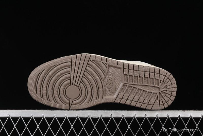 Nike Travis Scott x Fragment Design x Air Jordan 1 Low OG SP AJ1 Retro Sneakers - JH6089-001