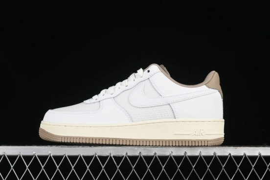 Nike Air Force 1 '07 Low Casual Sneakers with Full-Length Air Cushion - FZ5225-100