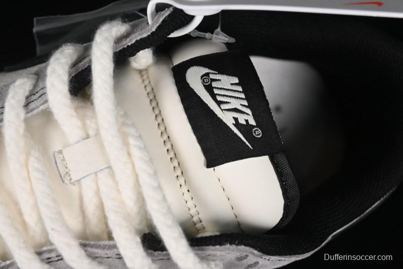 Nike SB Dunk Low KAWS Series - Grey White Black Swoosh Anniversary High-End Custom Low-Top Casual Skate Shoes - MM1089-015