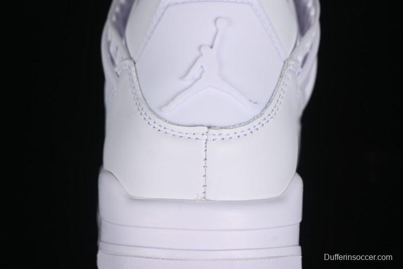 Nike Air Jordan 4 Retro Basketball Shoes with Net Design - FV7251-107