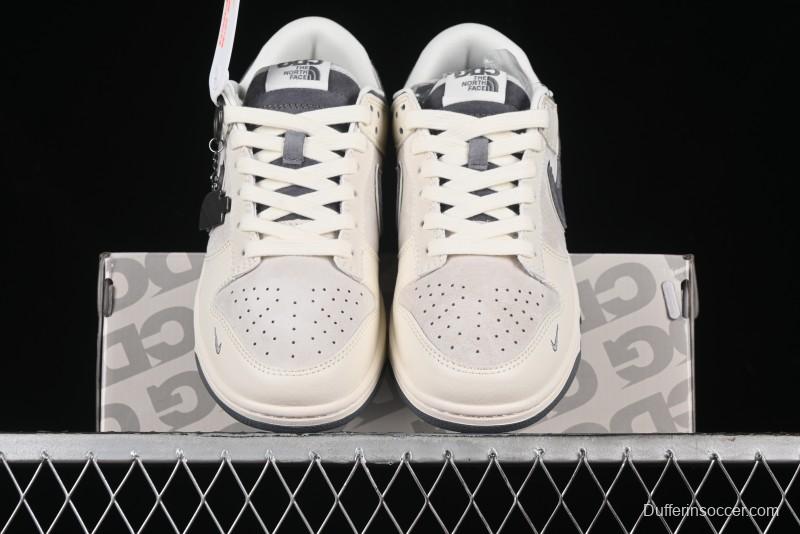 Nike SB Dunk Low The North Face Collaboration - Anniversary High-End Customized Low-Top Casual Skate Shoes - DQ1098-513