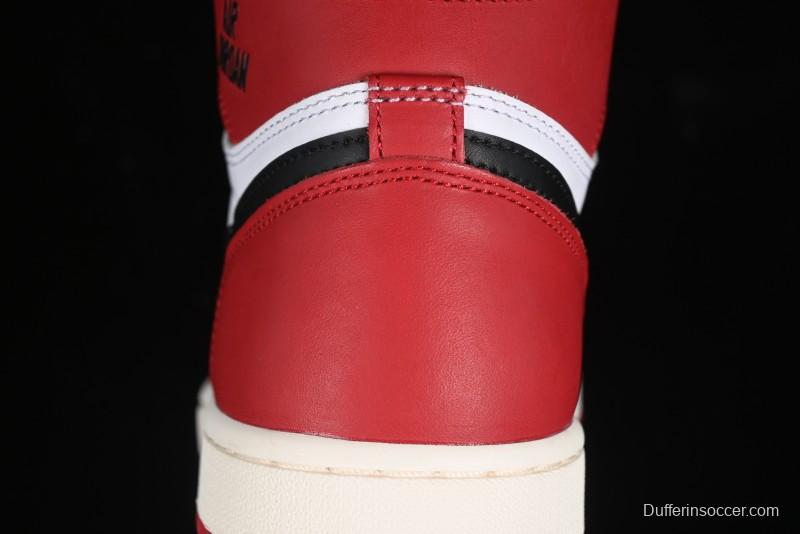 Nike Air Jordan 1 High OG Black Toe Reimagined Basketball Shoes - DZ5485-106