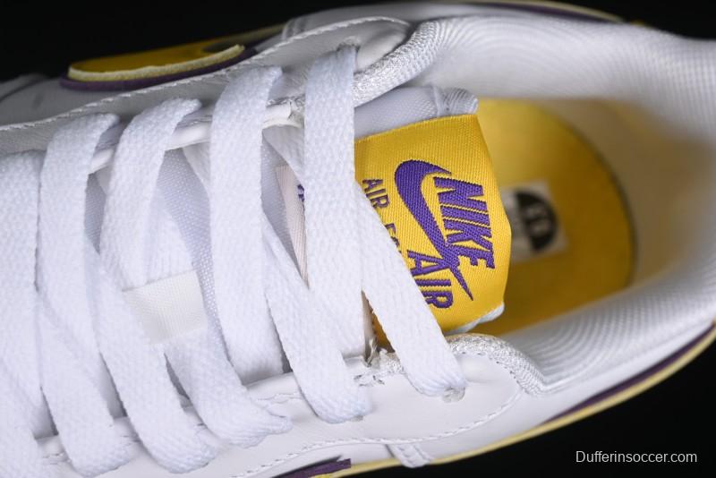 Nike Air Force 1 '07 Low Kobe Full-Grain Leather Casual Sneakers with Full-Length Air Cushion - FZ1151-100