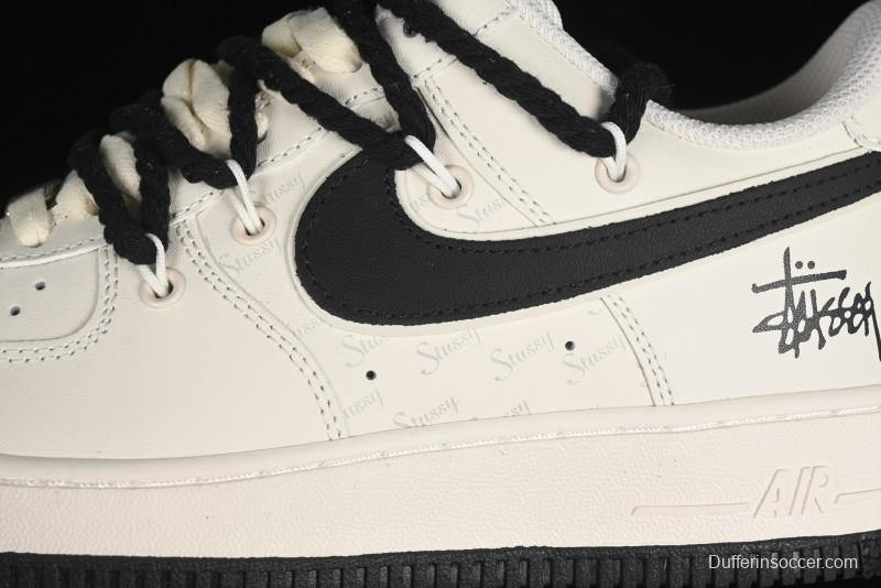 Stussy x Nike Air Force 1'07 Low Casual Sneakers - ZH0316-041
