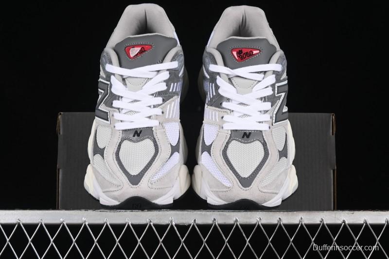 New Balance 9060 Retro Casual Running Sneakers with ABZORB Cushioning Technology - U9060GRY