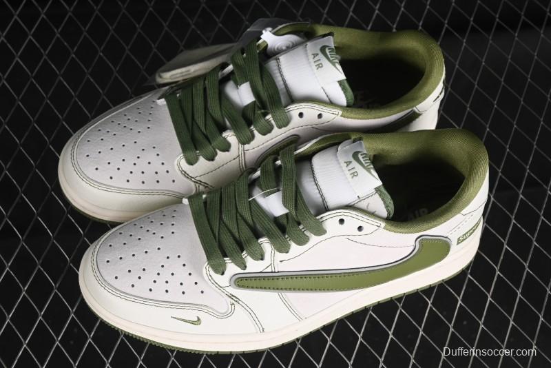 Nike Travis Scott x Fragment Design x Air Jordan 1 Low OG SP AJ1 Supreme Collaboration - XZ2268-002