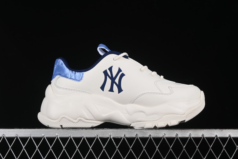 New York Yankees MLB Bigball Chunky Window Velvet Monogram Thick Sole Casual Running Shoes - 3ASHWVM4650NYS