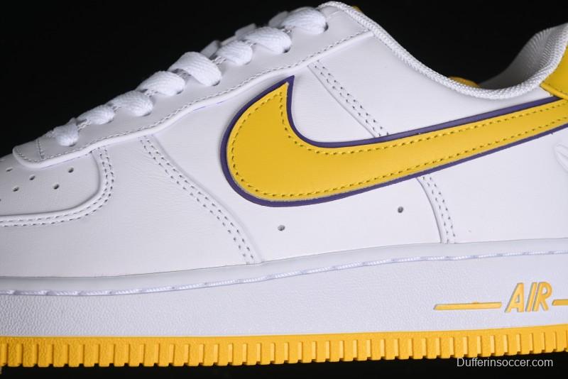 Nike Air Force 1 '07 Low Kobe Full-Grain Leather Casual Sneakers with Full-Length Air Cushion - FZ1151-100