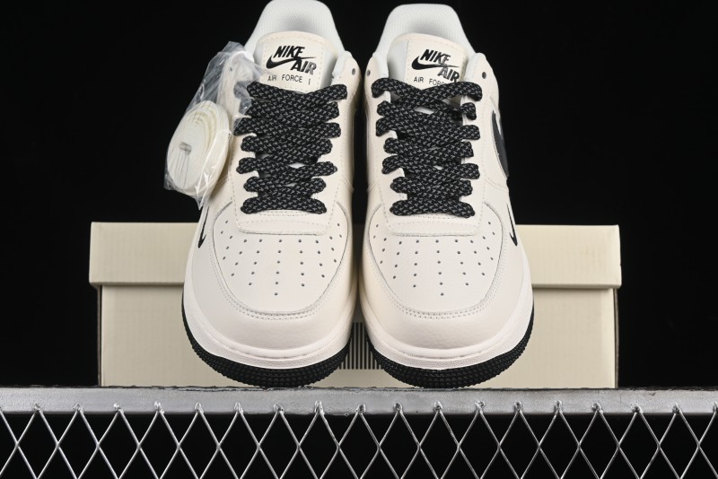 Nike Air Force 1 '07 Low QR Code Black Star Sneakers - CU1836-962