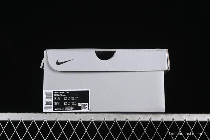 Nike SB Dunk Low Collaboration Three Swooshes Dark Blue Colorway Low-Top Casual Skateboarding Shoes - NK5639-327