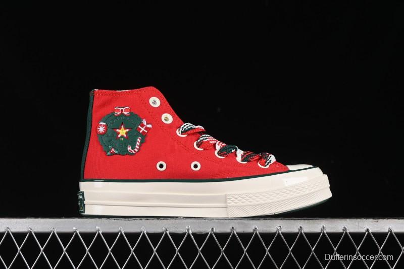 Converse 1970s Christmas Theme High Top Casual Sneakers for Winter - A12454C