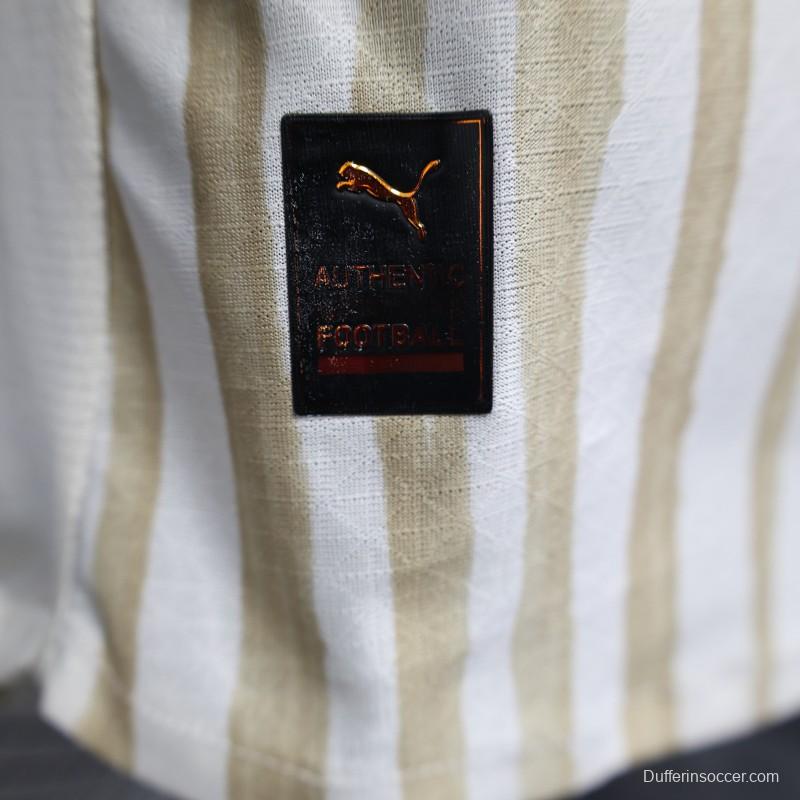 Player Version 25/26 Al Hilal White with Gold Stripes Jersey