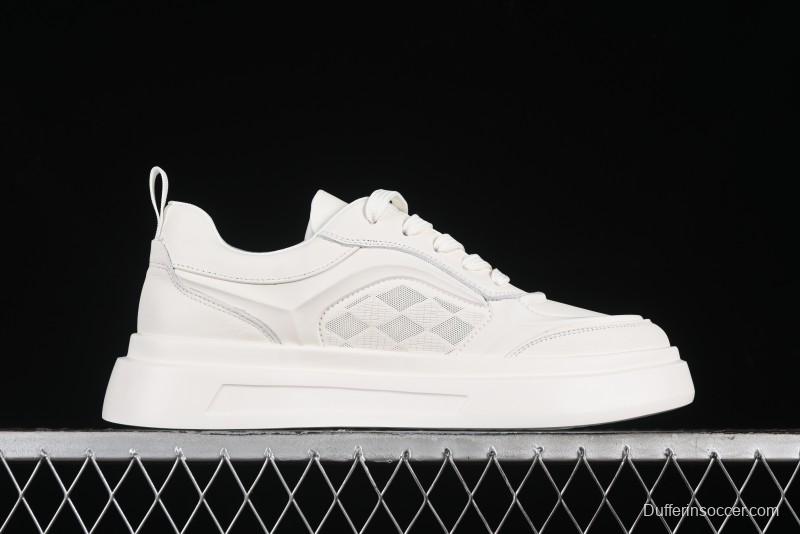 ECCO Street ACE Series Autumn New Retro Fashion Casual Leather Platform Sneakers - 63336101002