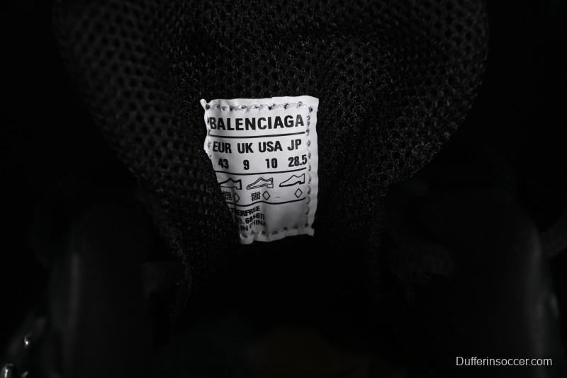 Balenciaga Defender Rubber Platform Sneakers Low-Top Combat Outdoor Shoes with Studded Design and Exaggerated Tire Tread Sole - W2RAG1081