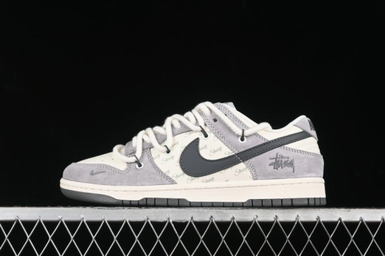Nike SB Dunk Low Stussy Anniversary Custom Low-Top Casual Skate Shoes - SJ2068-295