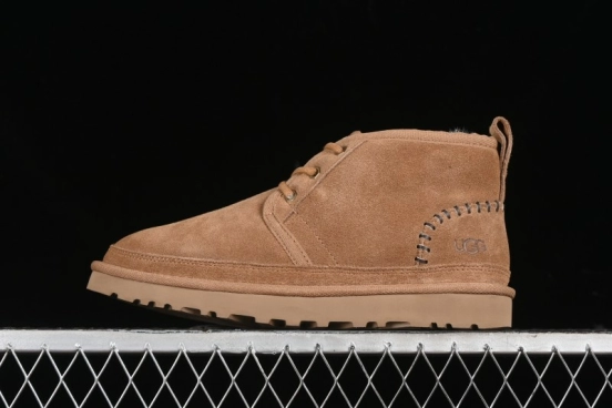UGG Neumel Moc Ankle Boots in Chestnut Suede with Premium Comfort - 1153631