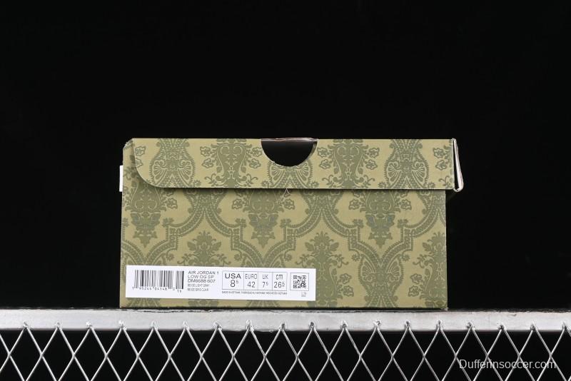 Nike Travis Scott x Fragment Design x Air Jordan 1 Low OG SP AJ1 Low Top Casual Sneakers - DM6688-607