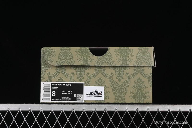 Nike SB Dunk Low Gucci Collaboration - Small Bee Series Black Hook Anniversary High-End Custom Low-Top Casual Sneakers - MM1089-030