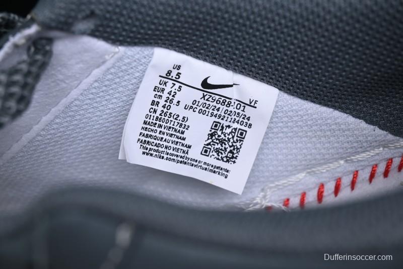 Nike Air Force 1 '07 Low Stussy Collaboration - Grey White Gum Sole Low-Top Casual Sneakers - XZ9688-101