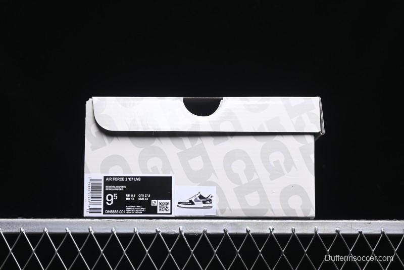 Nike Air Force 1 '07 Low The North Face Collaboration Jacket Black Casual Sneakers - DM6688-004