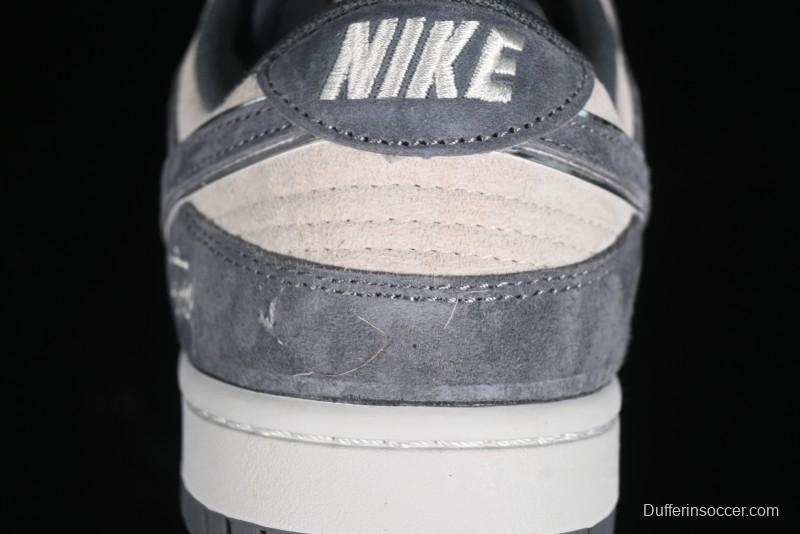 Nike SB Dunk Low Stussy Anniversary Edition Premium Customized Low-Top Casual Sneakers - XX2025-508