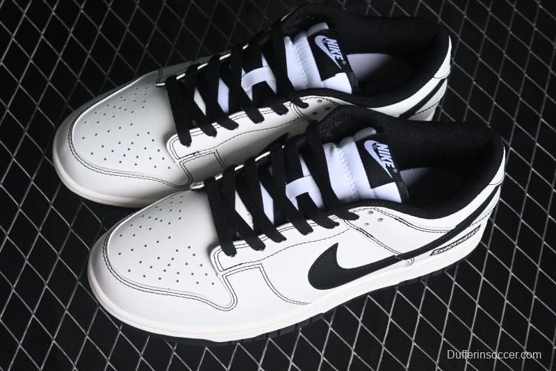 Nike Dunk Low Retro Panda Oxidized Vintage High Street Casual Sneakers - DD1391-100