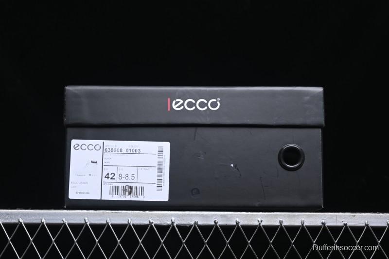 ECCO Exostrike Series Work Leather Anti-Slip Platform Boots - 63890801003