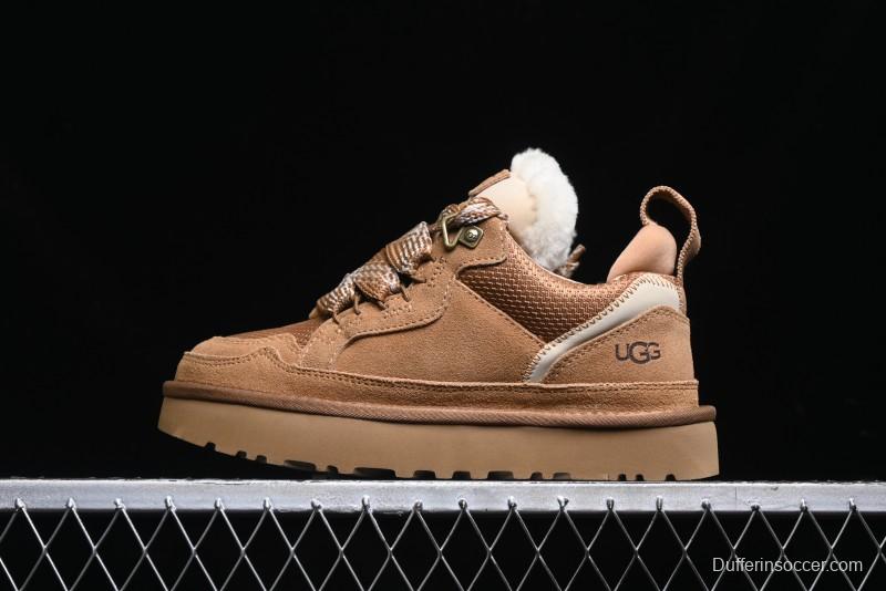 UGG Classic Ultra Mini Mel Dual Color Lace-Up Low-Top Casual Shoes - 1144032