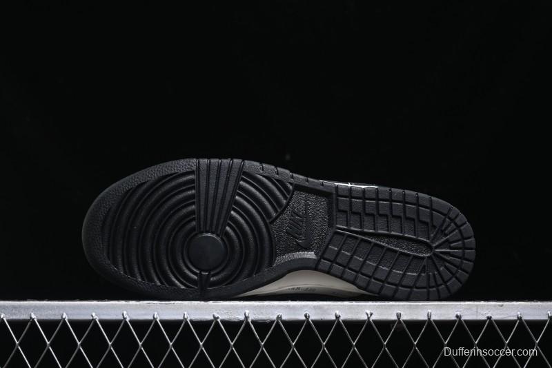 Nike SB Dunk Low Off-White Collaboration - Anniversary High-End Custom Low-Top Casual Skate Shoes - YX5066-211