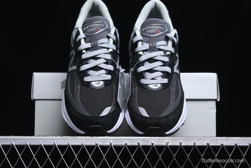New Balance 990 Series High-End Made in USA Retro Casual Running Shoes - M990BK6