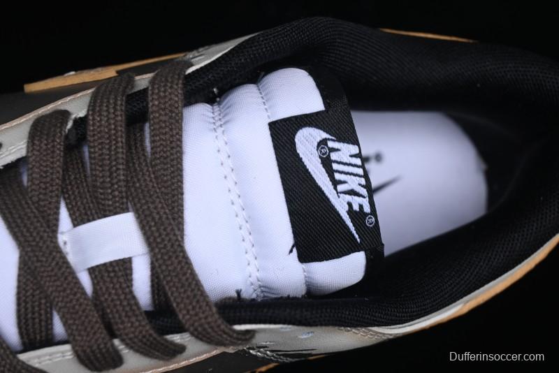 Nike Dunk Low Panda Prank Pioneer Knight Sandstorm Black Brown Low Top Casual Skate Shoes - DD1391-100