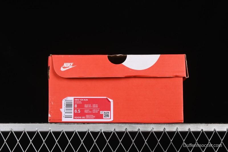 Nike V2K Runtekk 3XL Retro Low-Top Running Shoes with Shock Absorption and Anti-Slip Design - HQ4046-001