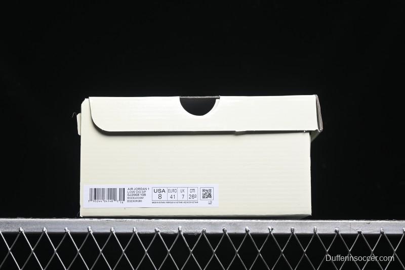 Nike Travis Scott x Fragment Design x Air Jordan 1 Low OG SP Sneakers - SJ2068-108