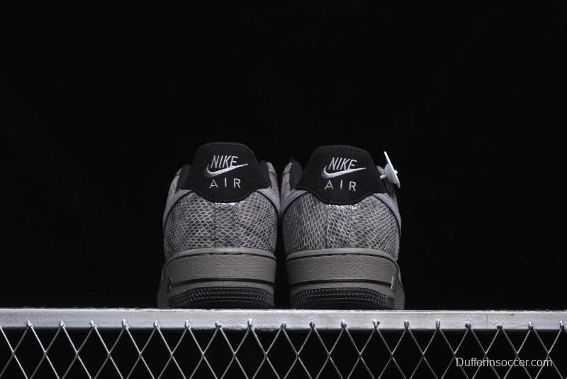 Nike Air Force 1 '07 Low Snake Year Themed Low-Top Casual Sneakers - HF2898-001
