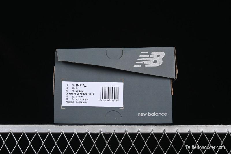 New Balance NB471 Series Fabric Split Leather Casual Lifestyle Shoes - U471AL