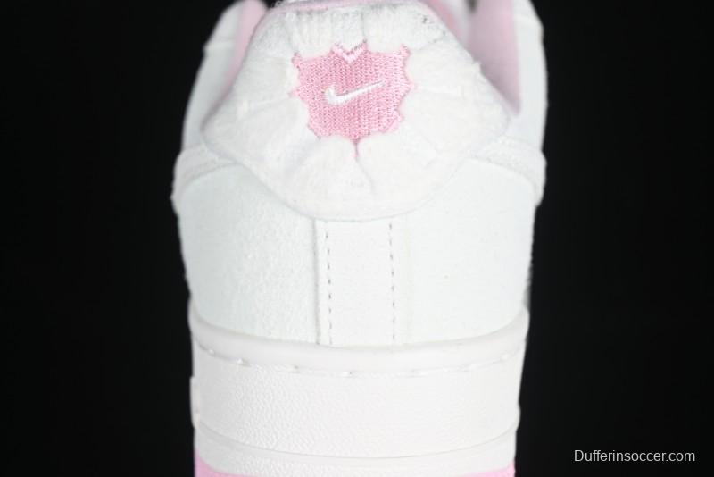 Nike Air Force 1 '07 Low Valentine's Day Limited Casual Sneakers with Full-Length Air Cushion - HV5992-111