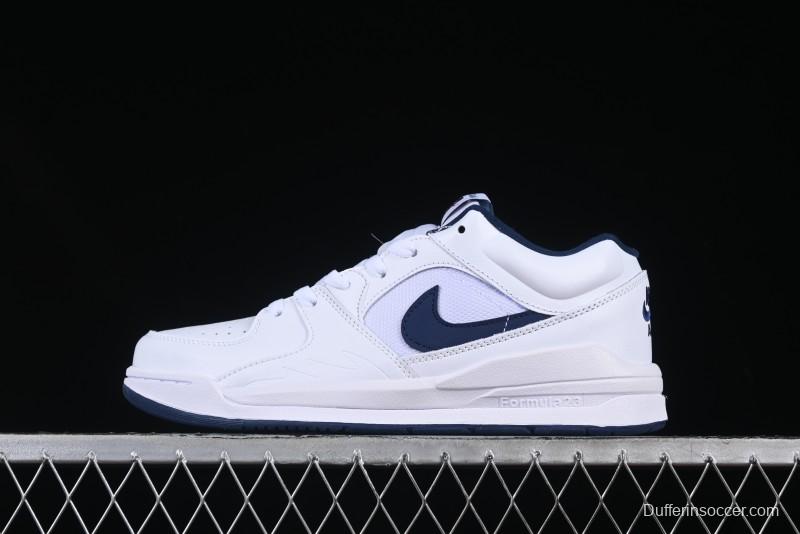 Nike Air Jordan Stadium 90 AJ Casual Sneakers with Midfoot Mesh Panels and Shark Tooth Design - HJ4406-100