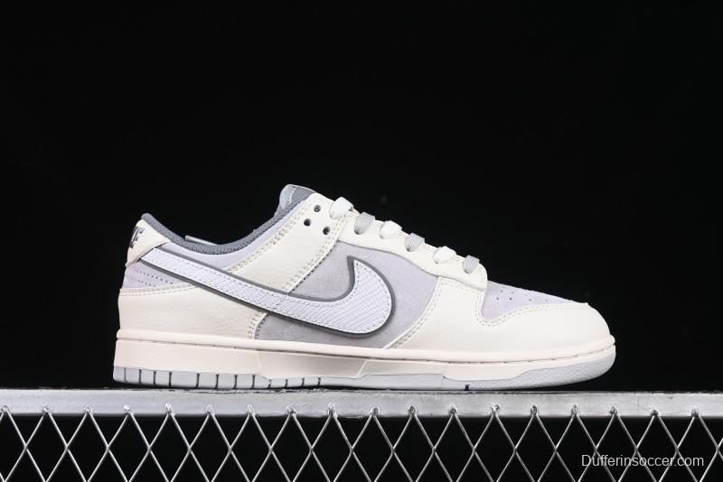 Nike SB Dunk Low The North Face Year of the Snake Light Grey Hook Anniversary Custom Low-Top Casual Skate Shoes - DM6868-007