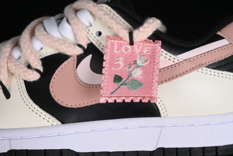 Nike Dunk Low White Dream Garden Black White SB Low Top Casual Skate Shoes - FD1232-001