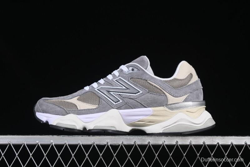 New Balance NB9060 Series Retro Casual Running Shoes with ABZORB Cushioning - U9060LBA