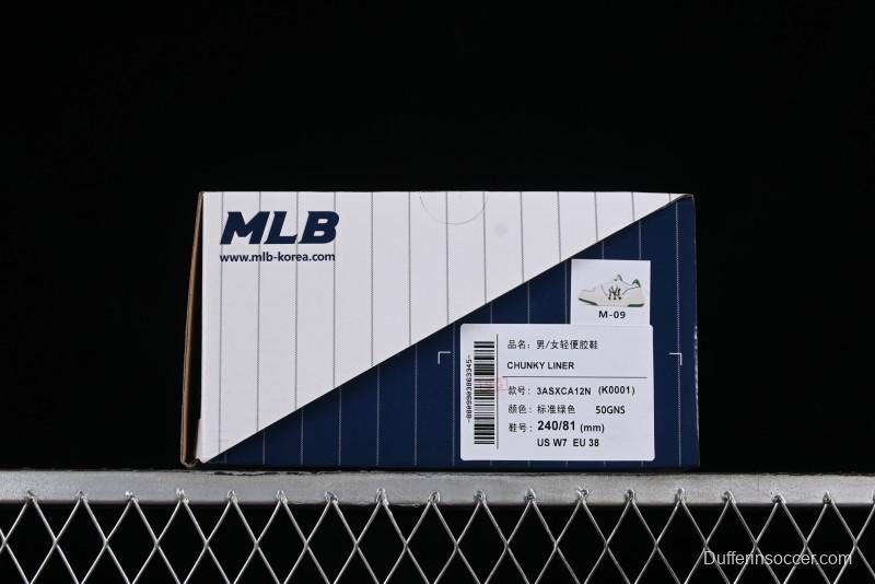 MLB Chunky Liner Basic New York Yankees Thick Sole Casual Sneakers with 6cm Height Increase - 3ASXCA12N50GNS